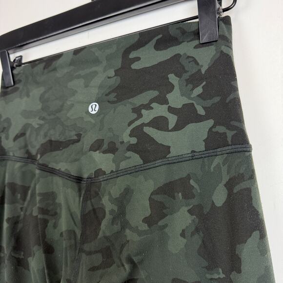 Lululemon Align 28” Leggings Green Black Camo Army 2019 - 6 - Picture 3 of 9